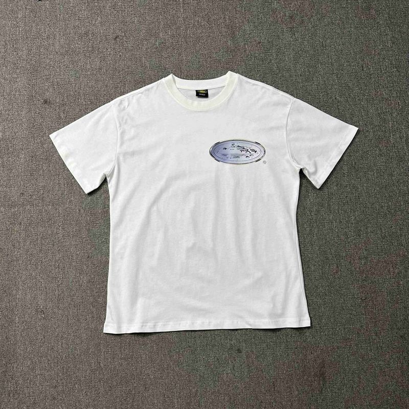 Corteiz verano nuevo diablo isla diversión carta impresión moda marca hombres y mujeres sueltos casual manga corta Camiseta cuello redondo