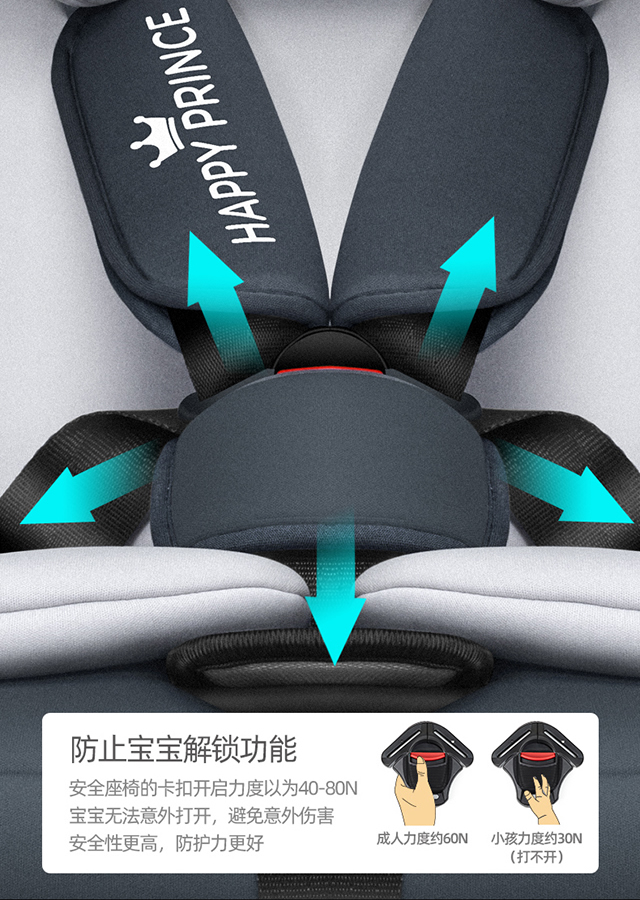 Child Seat for Car, Baby Can Sit and Lie down in Car, Universal Car Portable Seat for 0-12 Years Old