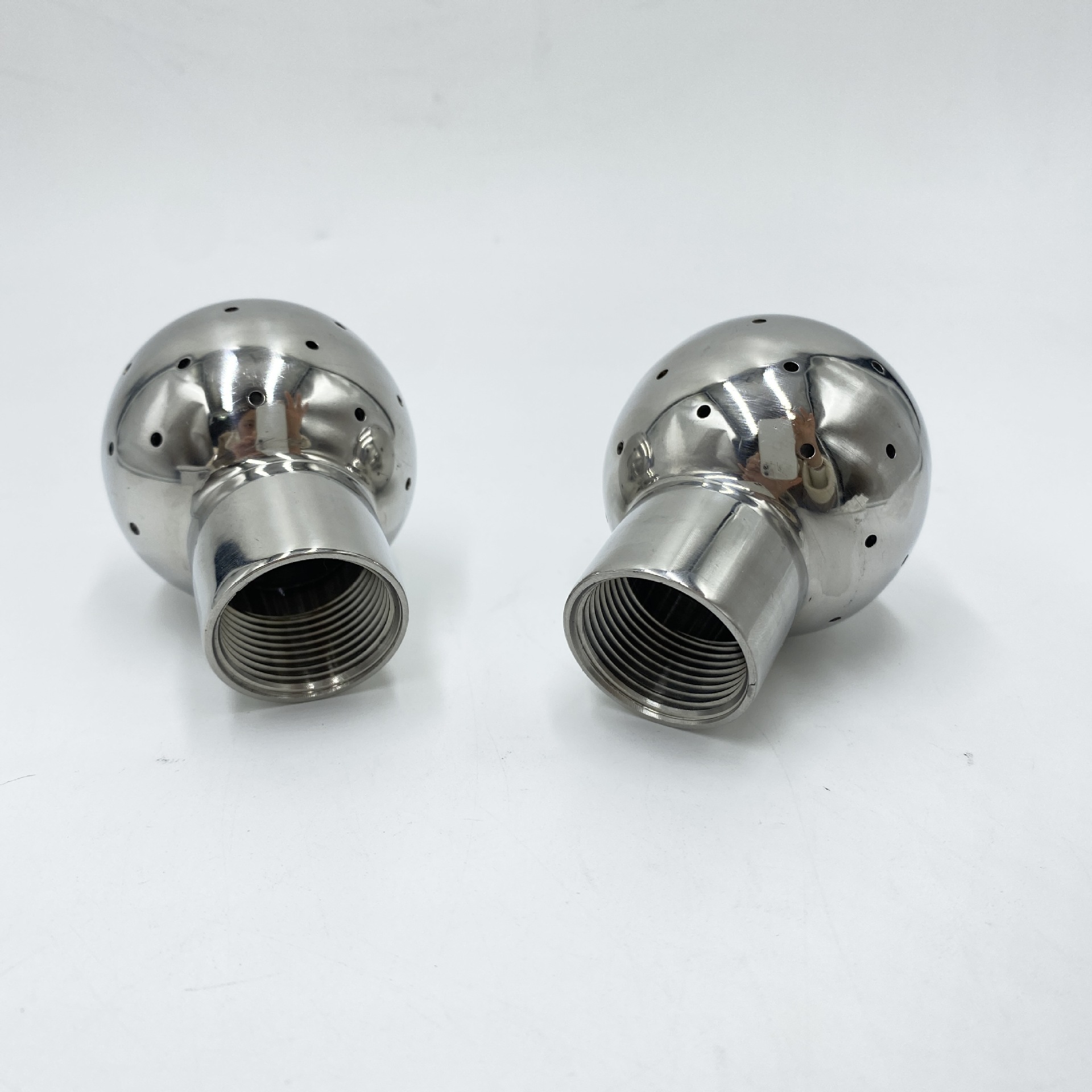 304不锈钢固定清洗球焊接插销360度喷淋罐用内丝扣螺纹紧固清洗器