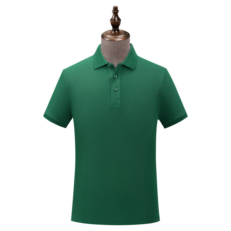 Camisas de polo de algodón peinadas personalizadas, logotipo de impresión corporativa de algodón de perlas, camisas de polo personalizadas