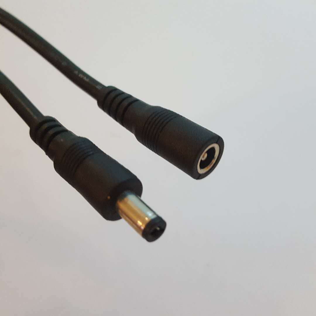 5521公母DC延长适配器插头线5525公转母加厚路由器摄影机电源线