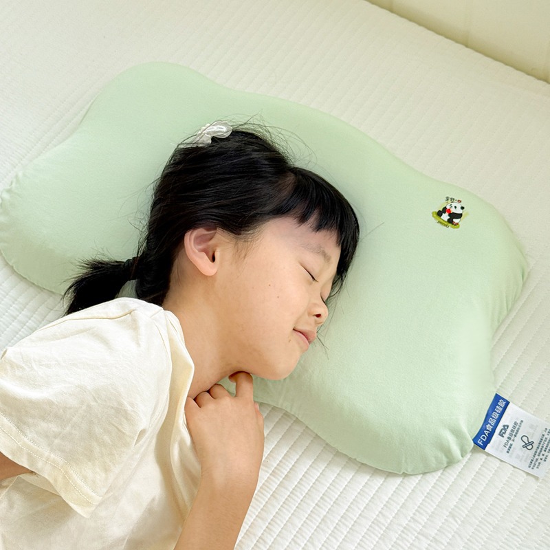 Classe A nube de silicona para niños jardín de infantes para estudiantes individuales almohada de cuello suave siesta almohada especial para dormir