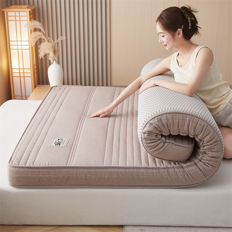 マットレス非崩壊ホテルホームステイホーム寮学生厚い畳ソフトクッション低反発スポンジマットレス