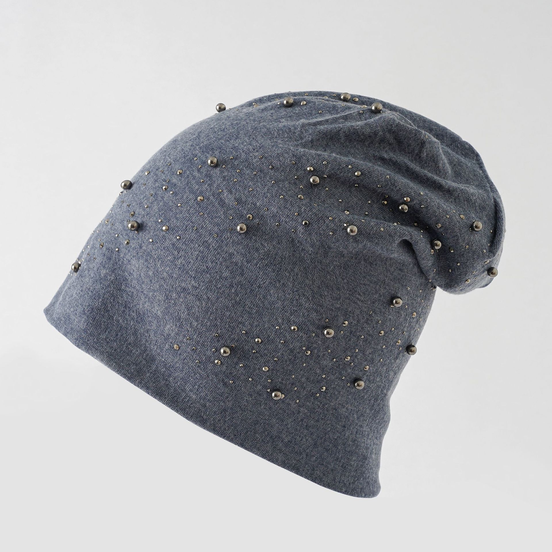 Koreanische version beliebte trendy coole frauen perle heißer stanzen warme, leichte, lässig personalisierte pile kappe_voghion.com