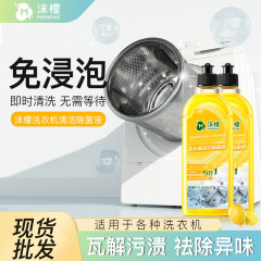 Foam Lemon Washing Machine Cleaner and Disinfectant, Powerful Scale and Bacteria Remover, Household Use, Suitable for Drum and Wave Machine Washing Agents