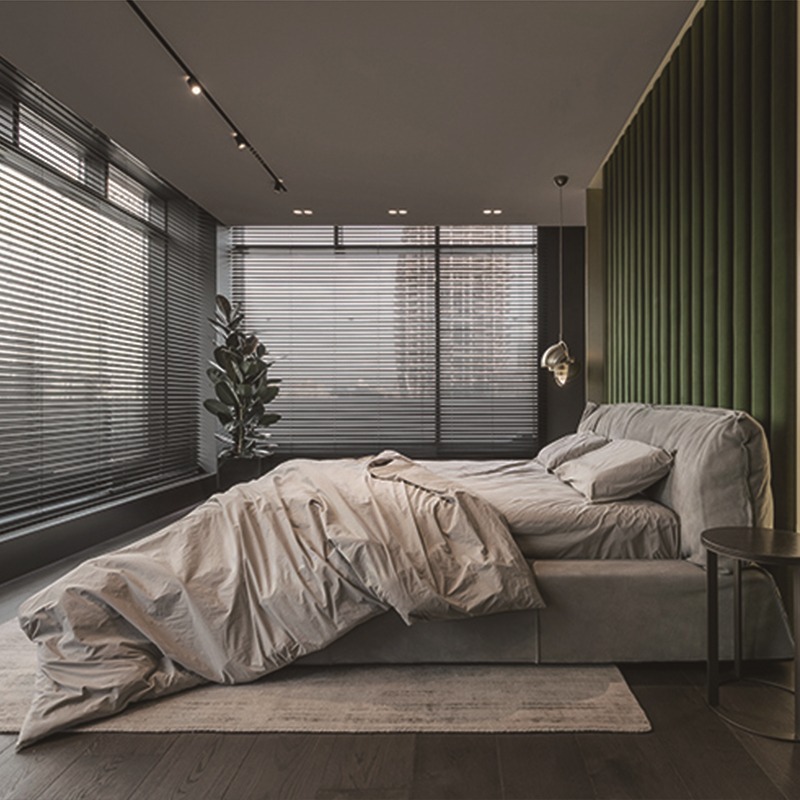 Tejido esmerizado minimalista italiano cama parisina simple tecnología moderna tela nórdica suelo red cama doble viento silencioso image 5