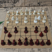 立体棋子套装人物礼品收藏中国象棋亲子兵马俑成人学生