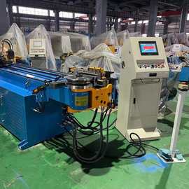 38CNC全自动弯管机伺服液压异形圆方管钢铜铝管型材弯管机制造