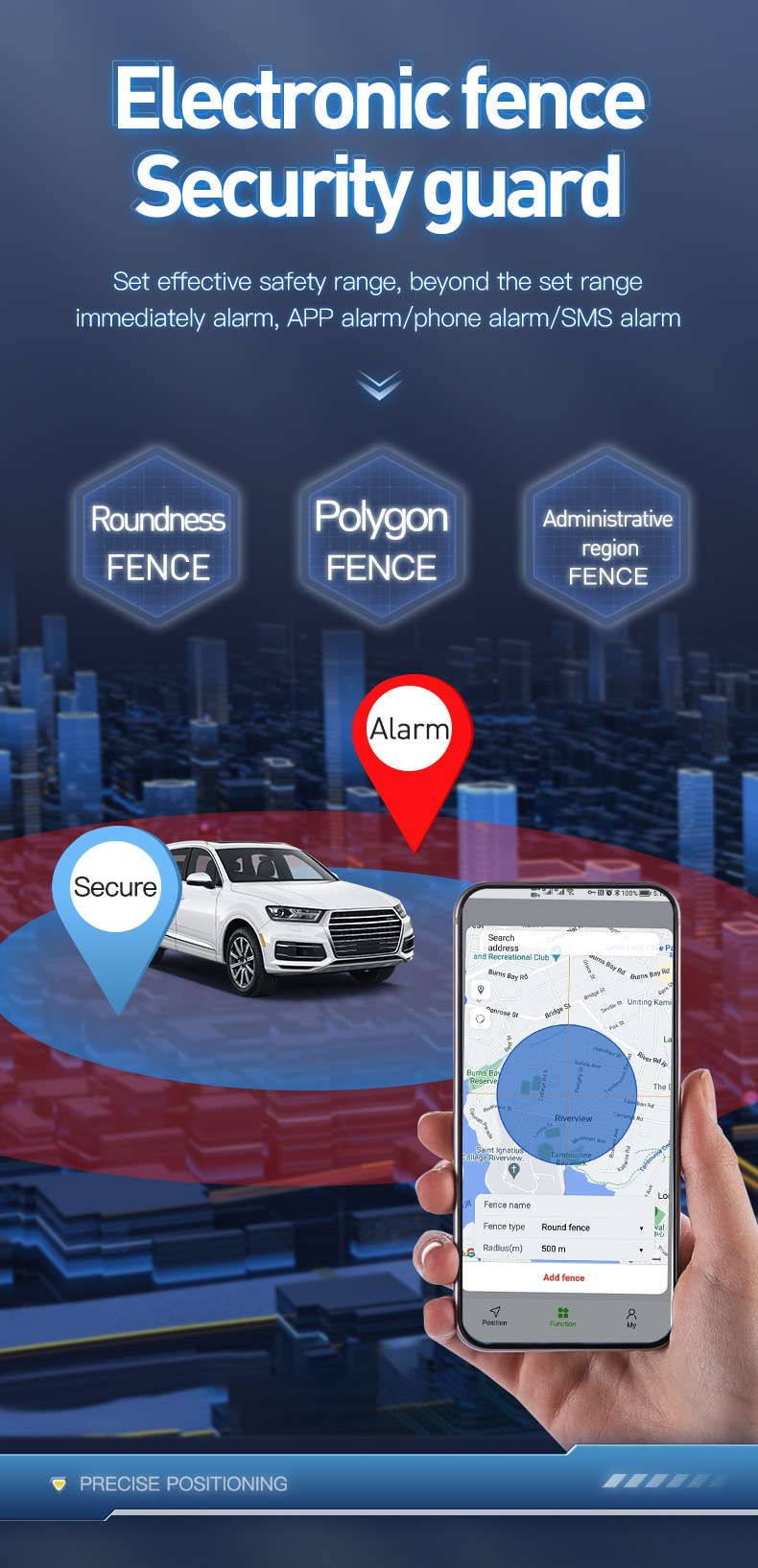 Cross-border best-selling GPS tracker: anti-loss device for the elderly and children, car anti-theft GPS tracker, pet GPS tracker