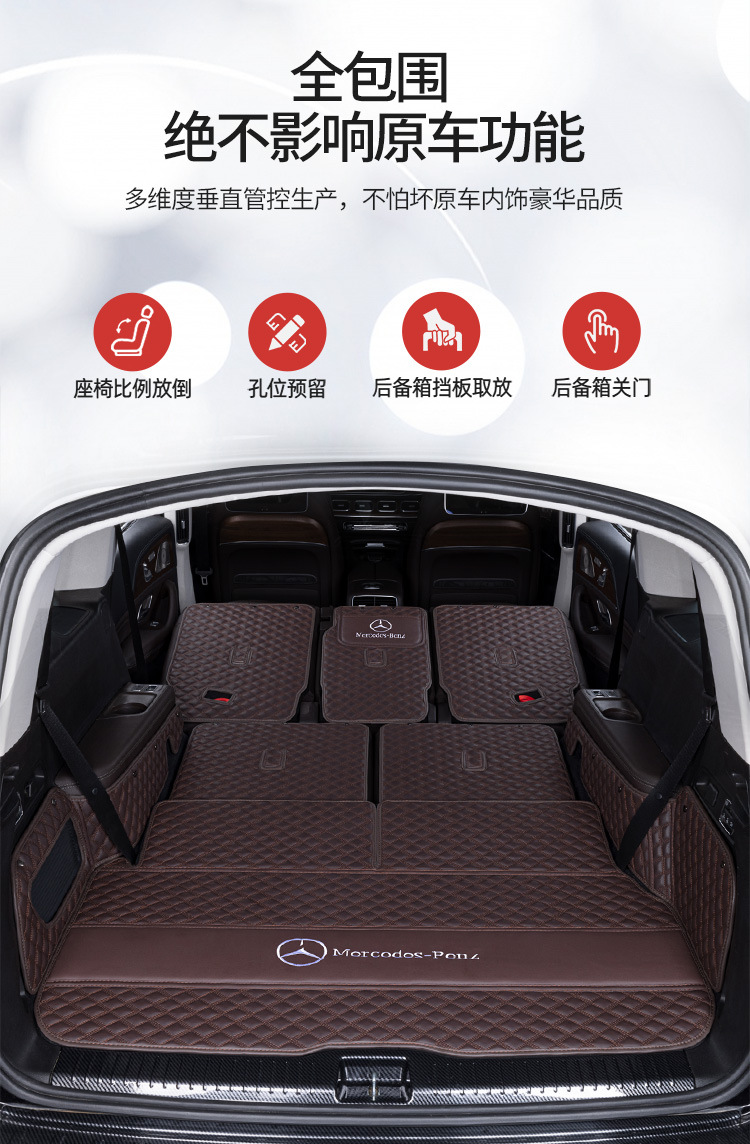 Applicable to Mercedes-Benz GLS 450/400/350d 08-2024 GL320/500 trunk mat trunk mat