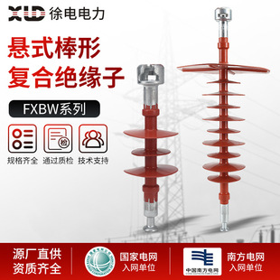 Manufacturer's Ready Supply of Composite Fxbw4-100Kv High Voltage Insulation, Silicone Rod Type Composite Hanging Pin Type Insulation