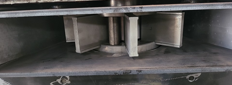 模具钢配件抛丸器总成