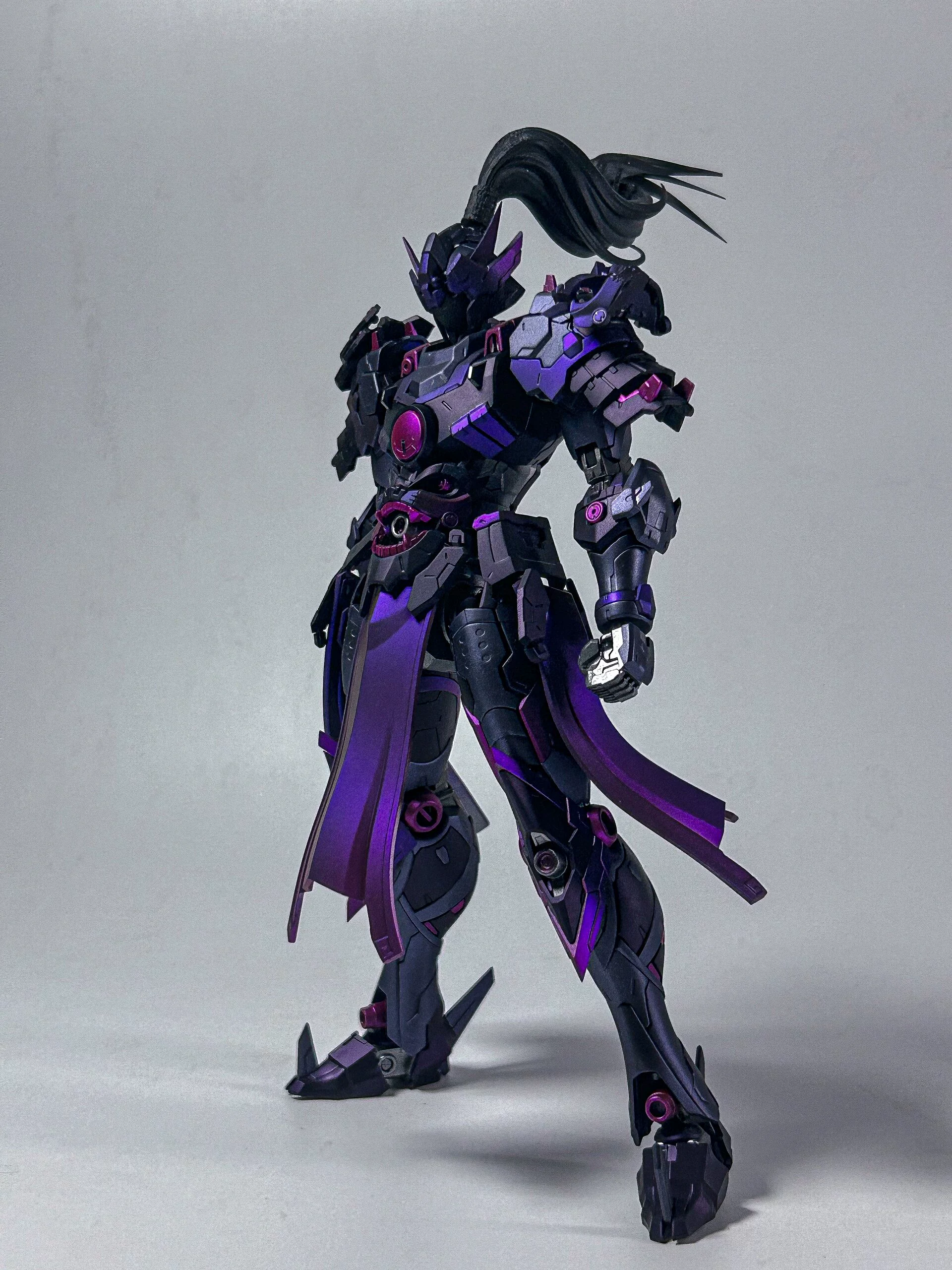 Модифицированный мех Three Kingdoms Bai Qi Cao Ren Ao Bing Gundam Blind Blind MG Destiny Seven Sword Flying Wing Boys Dotted Toys