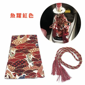 JDM Personality Gear Set Car Modification Creative Gear Handlebar Set and Wind Universal Gear Rod Dust Cover Samurai Gear Head Cover