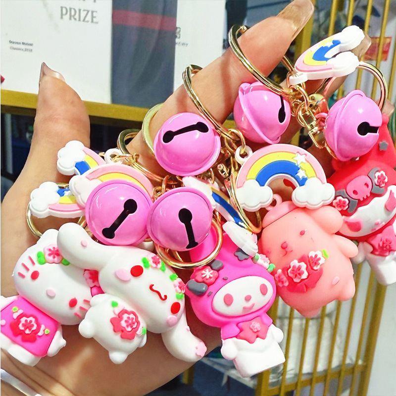 Cartoon silicone keychain