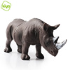 Jinya Cross border children simulation Zoo Model Toys boy Large PVC On behalf of suit Rhinoceros D106-1