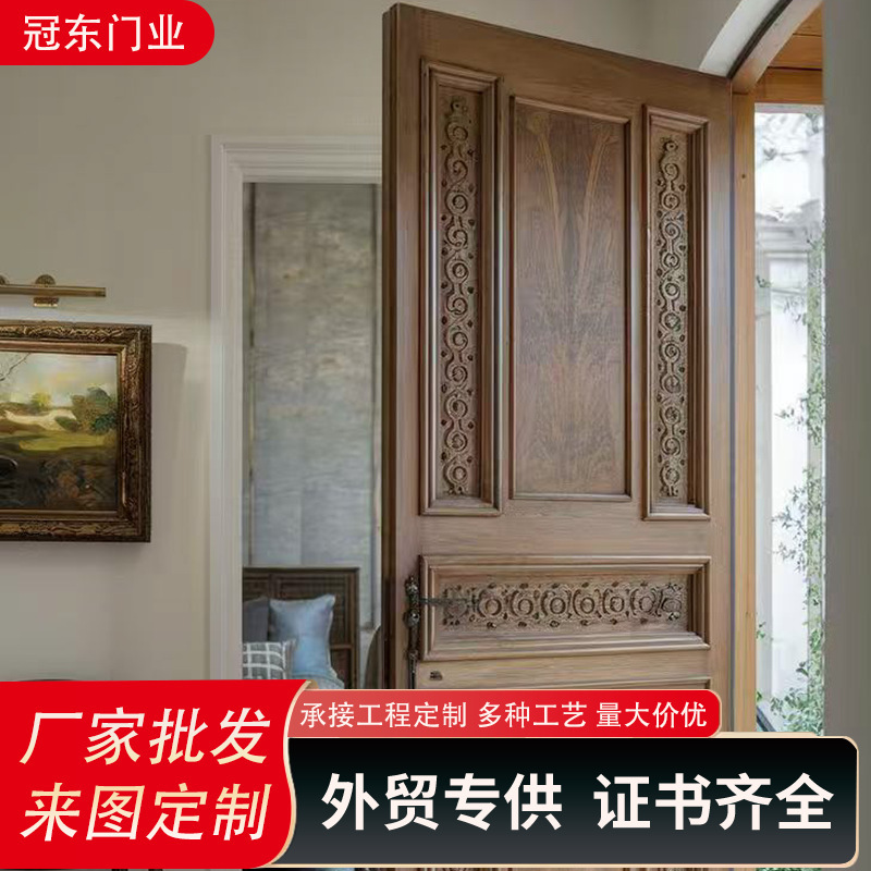 Foshan Paint-Free Solid Wood Door Apartment Entrance Door Carbon Crystal Natural Wood Hotel Door Indoor Wood-Plastic Door Soundproof Bedroom Wooden Door Foshan Paint-Free Solid Wood Door Apartment Entrance Door Carbon Crystal Natural Wood Hotel Door Indoor Wood-Plastic Door Soundproof Bedroom Wooden Door