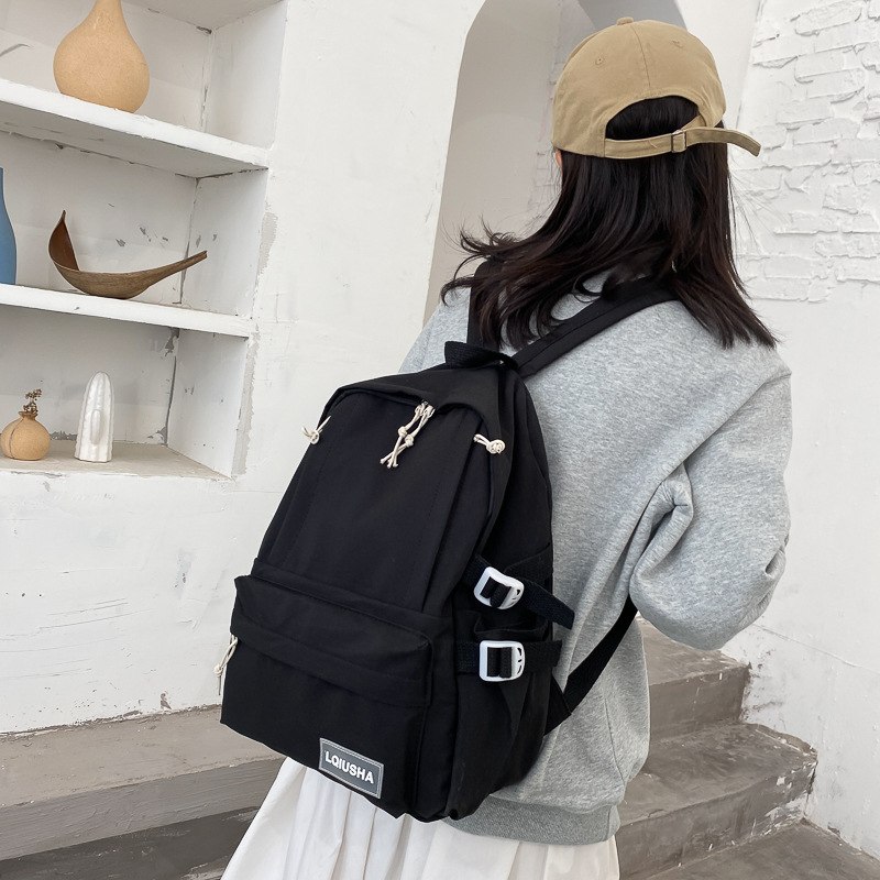 Nuevo estudiante mochila niñas Escuela Secundaria niñas mochila Mori retro macaron color mochila de gran capacidad