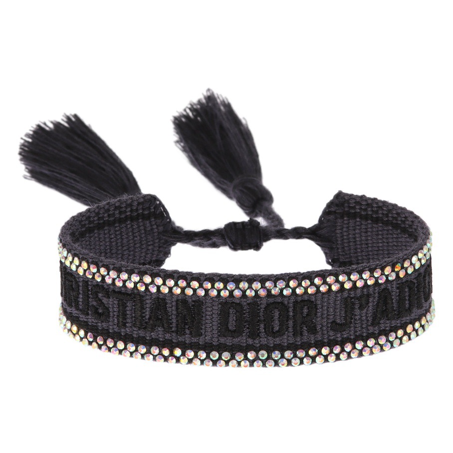 D home hot drill bracelet cross-border explosions tassel embroidery hand rope foreign trade Bohemian famous ethnic style men and women European and American tide