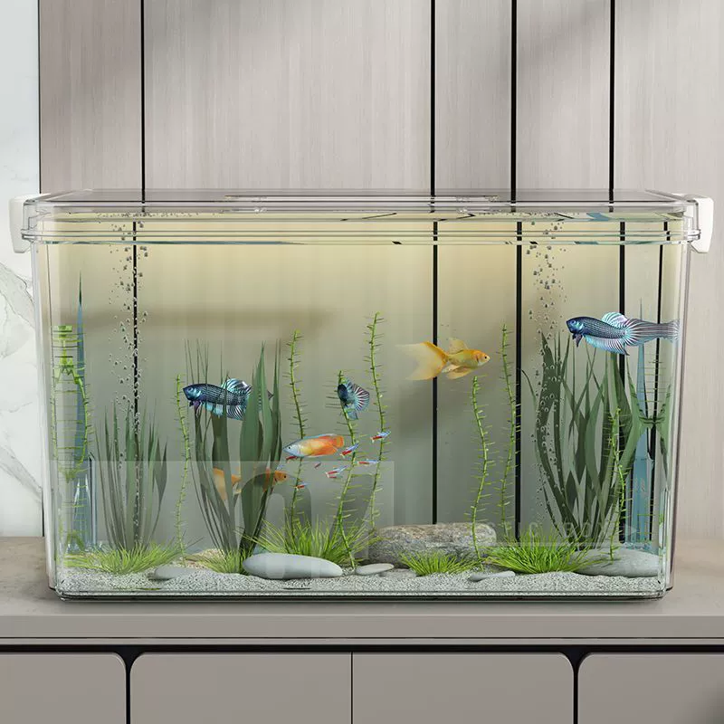 Высокопрозрачный аквариум, экологическая коробка, высококачественный аквариум для золотых рыбок, аквариум для разведения черепах, хомяка, экологический ландшафтный ящик для хранения