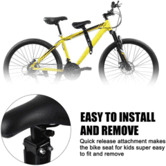 Amazon New Mountain Bike Front Detachable Child Seat Baby Seat Bicycle Front Quick Release Seat