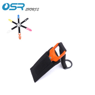 Diving Fishing ceramic blade wire cutter with nylon cloth knife sleeve fixed hanging ring