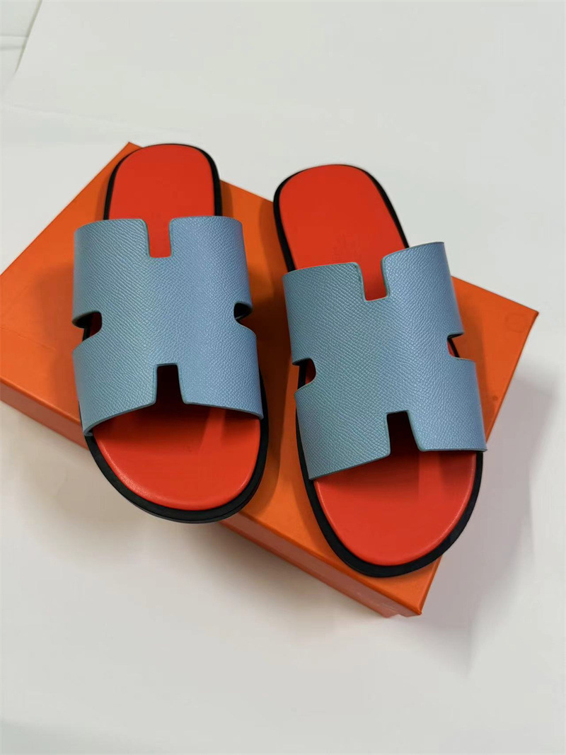 Medio Oriente e-commerce transfronterizo h zapatillas hombre sudeste asiático zapatos de cuero plano comercio exterior europeo y americano zapatos de playa de una sola zapatilla