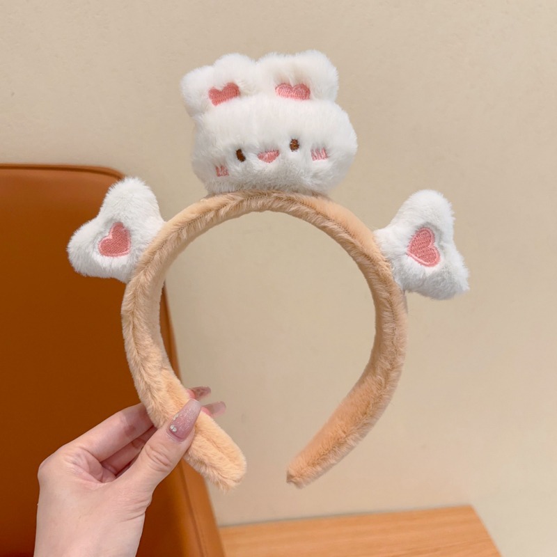 5 aro de pelo de conejo