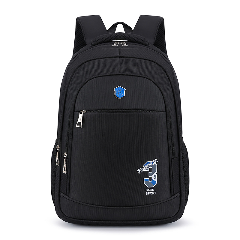 Mochila transfronteriza para hombres nuevos, mochila para computadora de negocios, desplazamientos al aire libre, estudiantes de secundaria de gran capacidad, reducción de carga, mochila