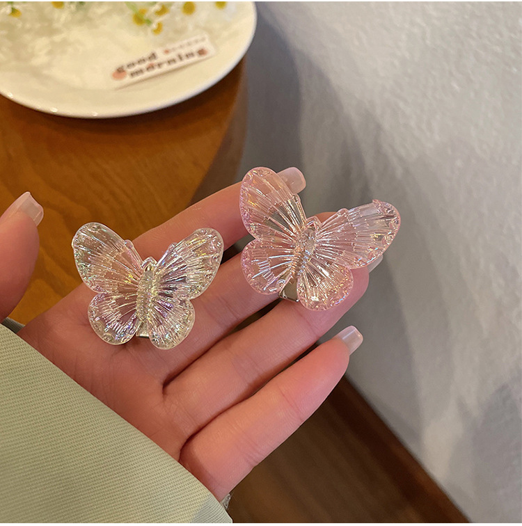 Cute Butterfly Arylic Hair Clip display picture 4