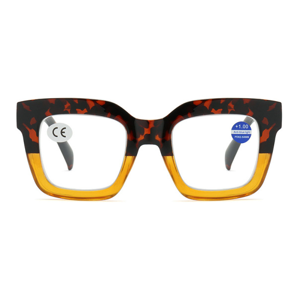 Fashionable large-frame anti-blue light reading glasses…
