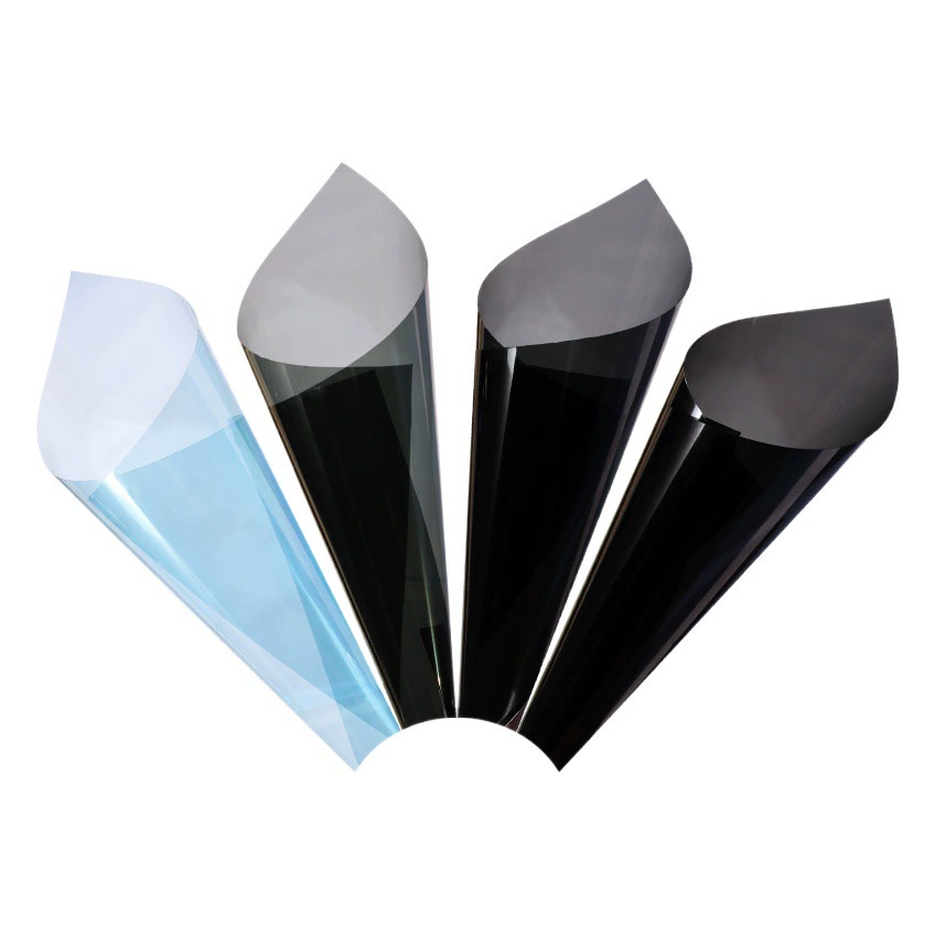 Оптовая продажа солнцезащитной высокотеплоизоляционной керамической пленки для офиса и дома, солнечной пленки с УФ-защитой, двусторонней прозрачной пленки для стекла.