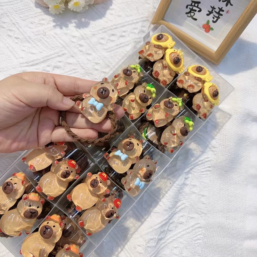 고무줄 18개