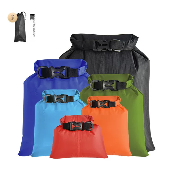 Waterproof Bag Fitness Waterproof Bag Six-piece Set Outdoor Drifting Bag Tracing Creek Sports Goods Adhesive Storage Bag Set