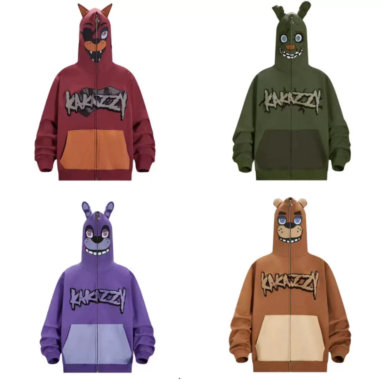 Новый kakazzy модный бренд с принтом пуловер с капюшоном свитер мужской хип-хоп американский стиль хип-хоп стиль молния куртка