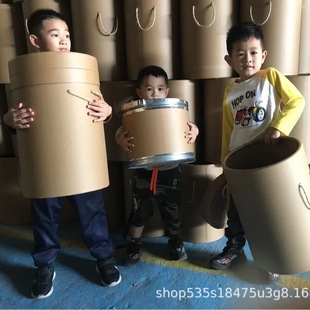 Full paper barrel iron hoop paper barrel lard paper barrel chemical paper barrel paint barrel