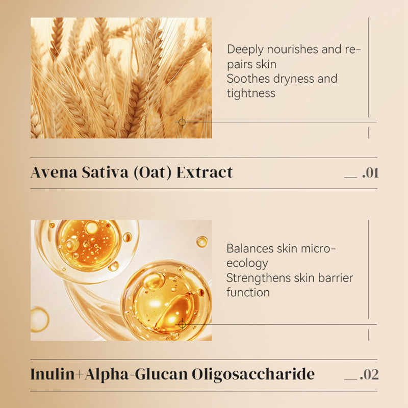 Inglés completo KORMESIC avena humectante gel de ducha refrescante fábrica de comercio exterior transfronterizo al por mayor image 4