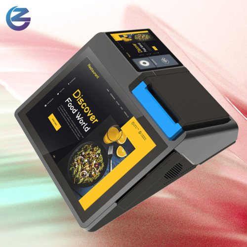 Cajas registradoras transfronterizas sistema inglés pos máquina pantalla táctil doble comercio exterior exportación equipo de cajas registradoras comerciales