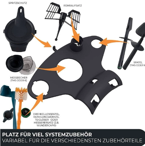 Стеллаж для хранения кухонных принадлежностей с возможностью установки 5 аксессуаров, подходит для TM5 и TM6.