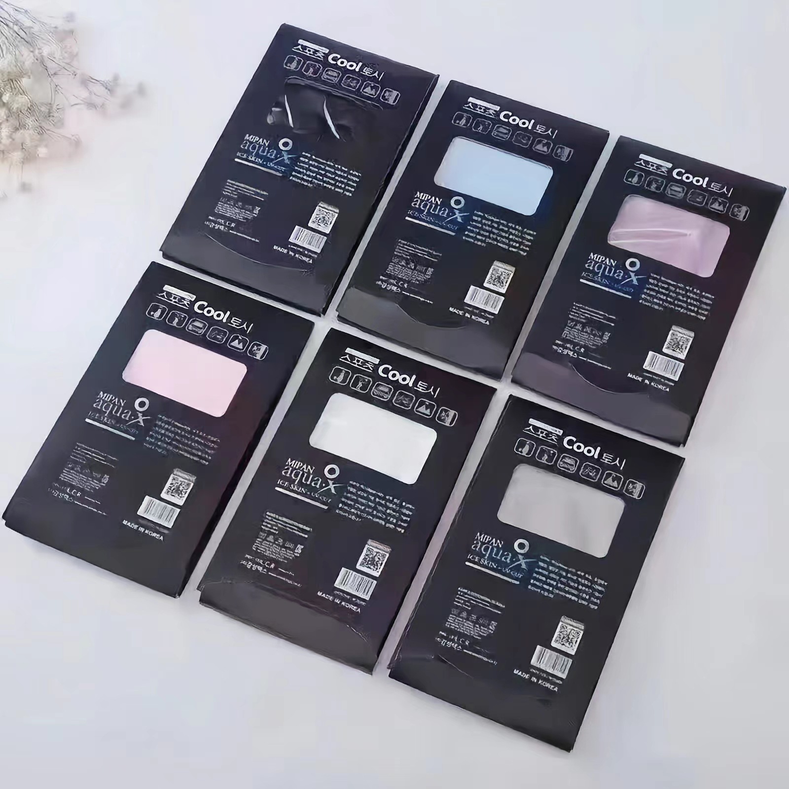 防曬袖套冰袖盒裝外貿防紫外線手套跑男冰爽男騎行運動女遮陽神器