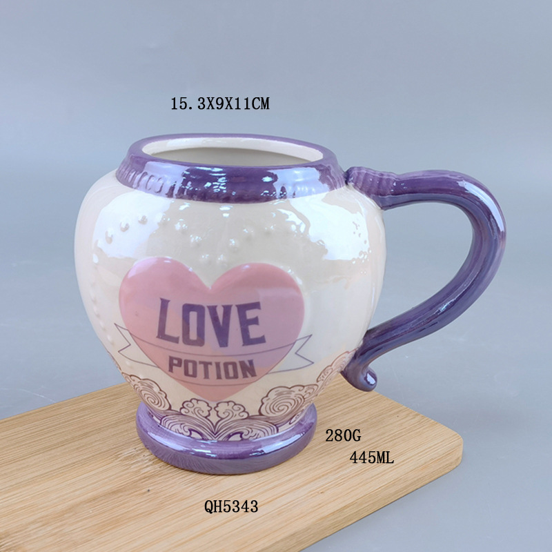 Copa 3D en forma de corazón