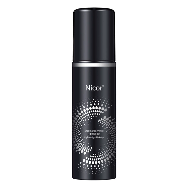 Спрей для фиксации макияжа Nicor, увлажняющий, легкий, увлажняющий и увлажняющий лосьон, освежающий и блестящий, замена волос Douyin
