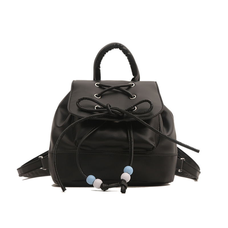 Bowknot estilo de ballet coreano casual simple 2024 nueva tendencia estilo occidental moda mochila portátil mujer