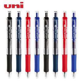 日本uni三菱笔按动中性笔UMN152学生用黑笔uniball笔芯0.5水笔大