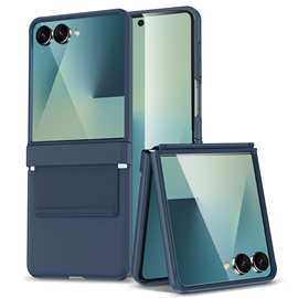 新款适用三星Z Flip7手机壳高级感透明折叠包轴Z Flip6手机保护套