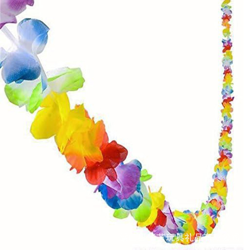 Fábrica de 2m 3m arco iris flor flor floral guirlanda de flores hawaiana fiestas de fiestas decoración de fondo