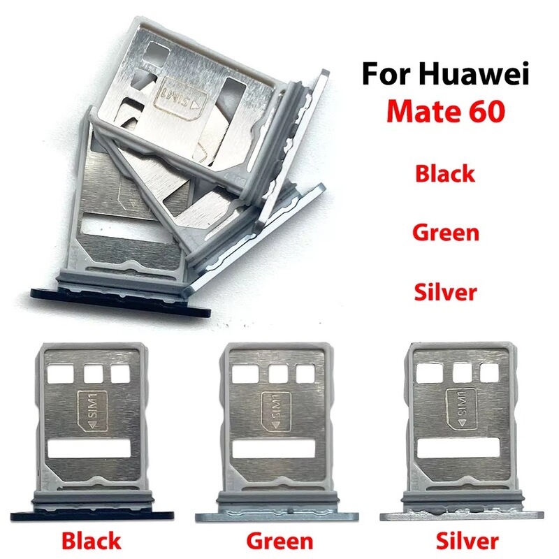 Dual Sim Card Tray Suitable for Huawei Mate 60 Micro Nano Sim Card Tray Slot 60 Pro Plus Dual Sim Card Tray Suitable for Huawei Mate 60 Micro Nano Sim Card Tray Slot 60 Pro Plus