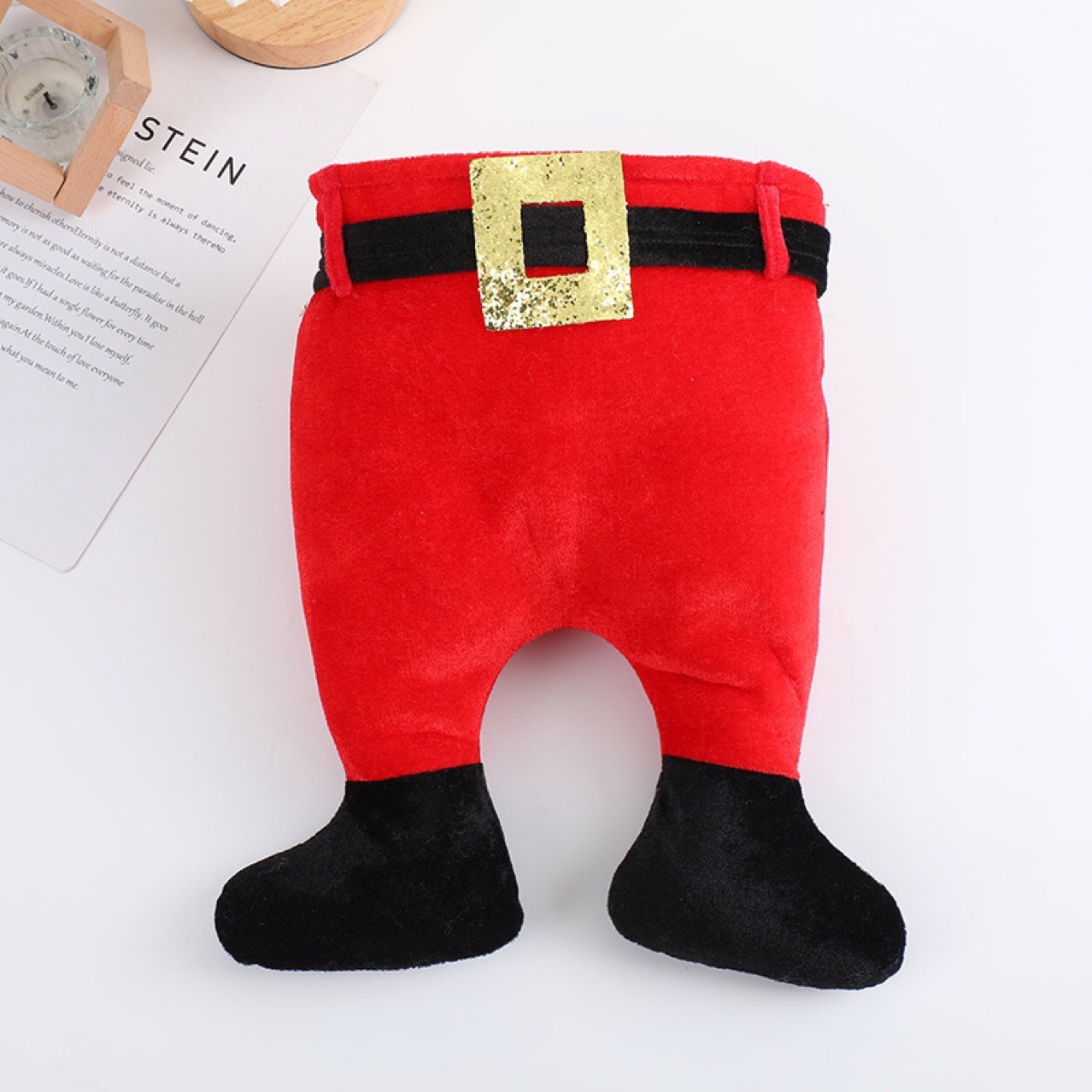 Nuevo sombrero de Navidad de arco negro dulce cool sombrero de invierno de niñas sombrero caliente de peluche rojo sombrero de Navidad