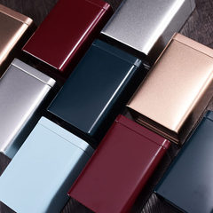 Half a pound of green tea Longjing tea square tea can iron can metal retro packaging box can be printed on the tin box