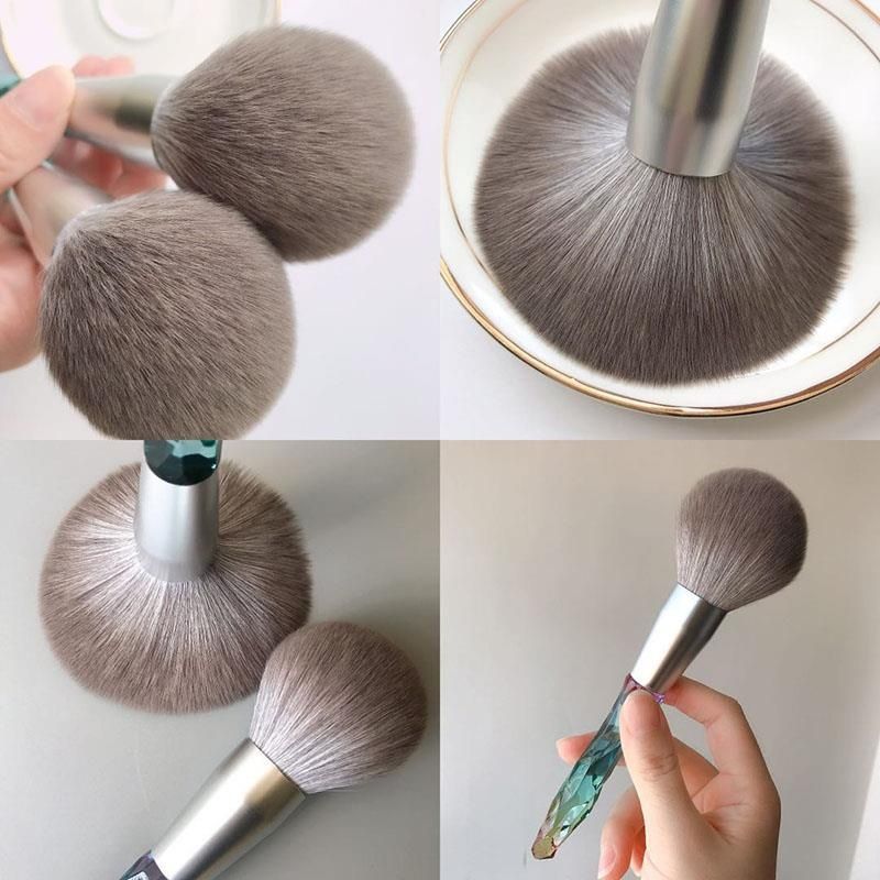 1 Piece Vintage Style Artificial Fiber Makeup Brushes Plastic Handgrip display picture 3